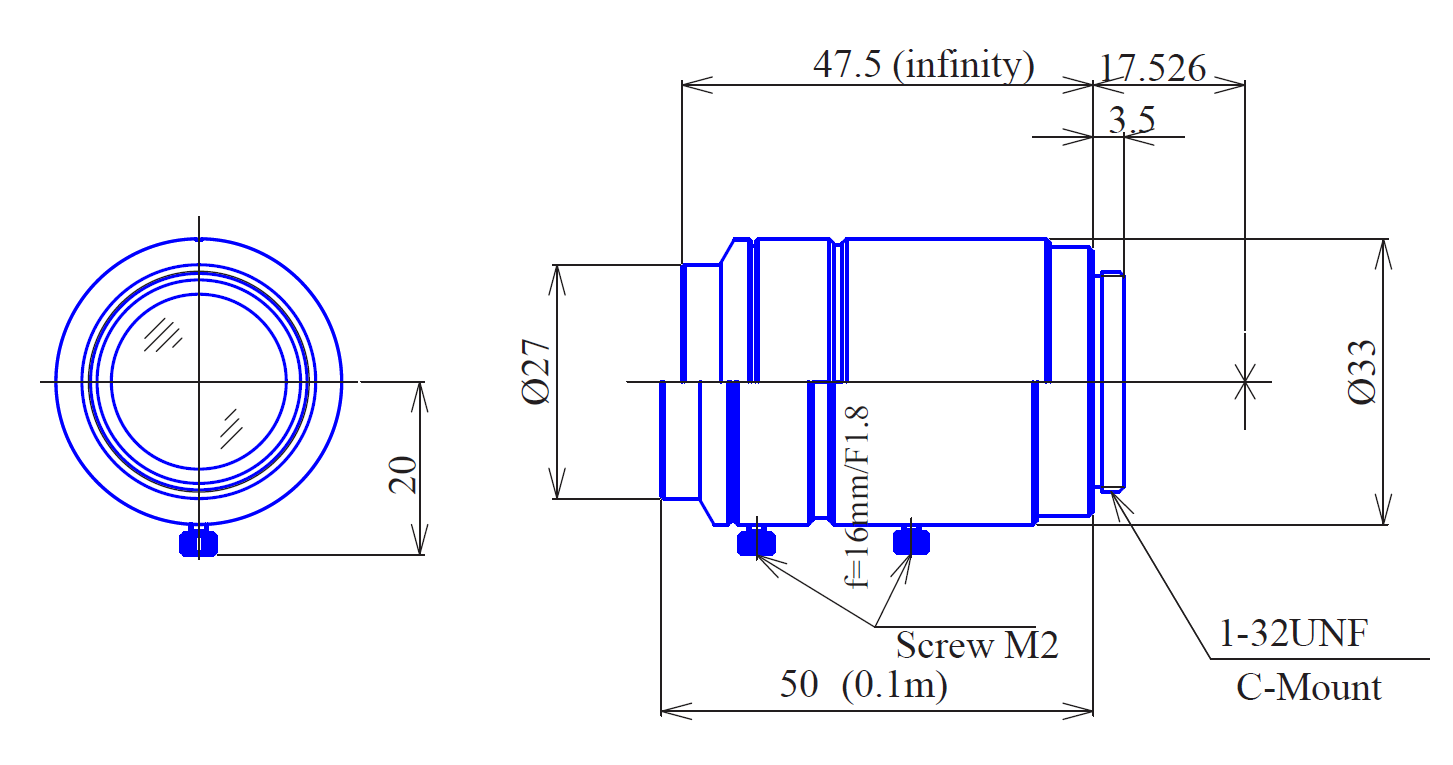 Goyo Optical GM10HR31618MCN technical drawing